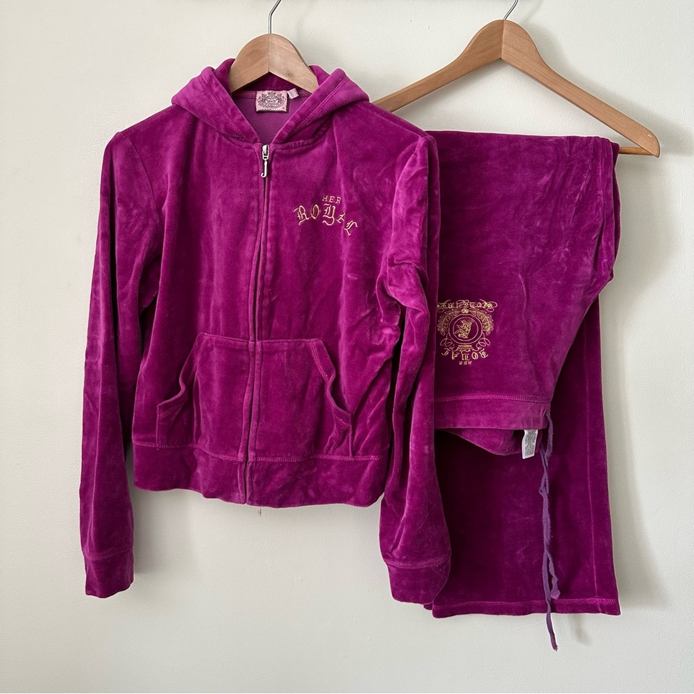 Juicy Couture velour track suit